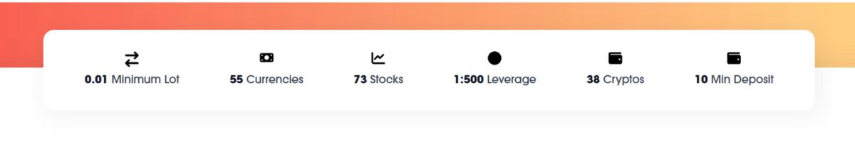 Hugo’s Way's features and trading instruments
